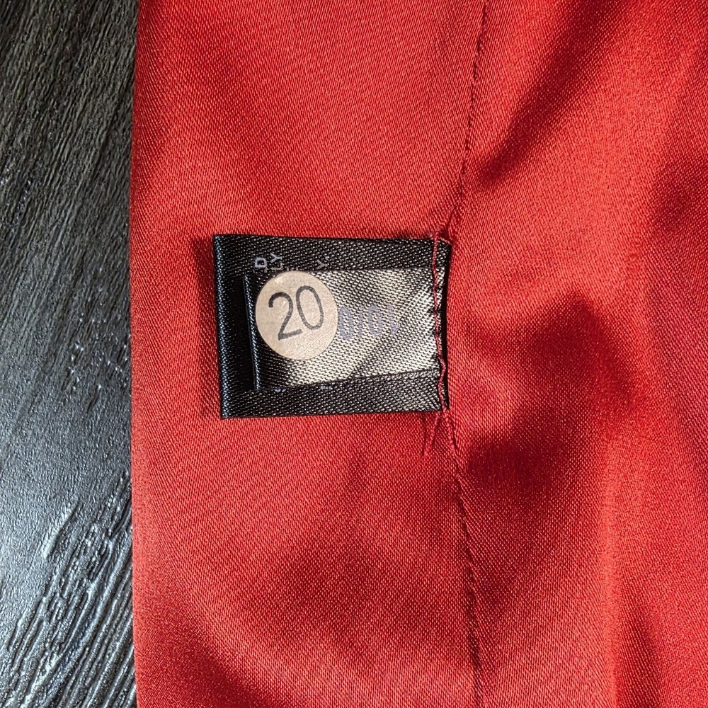 Express Red Strapless Mini Dress Size 6 Silk Ruched Bodycon Party Cocktail - Picture 5 of 11